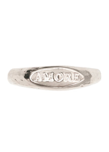 ANILLO Alhaja Cultstore sello mini amore plata
