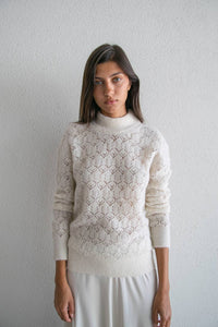 JERSEY The Avant AW25 Sant Marçel openwork off white