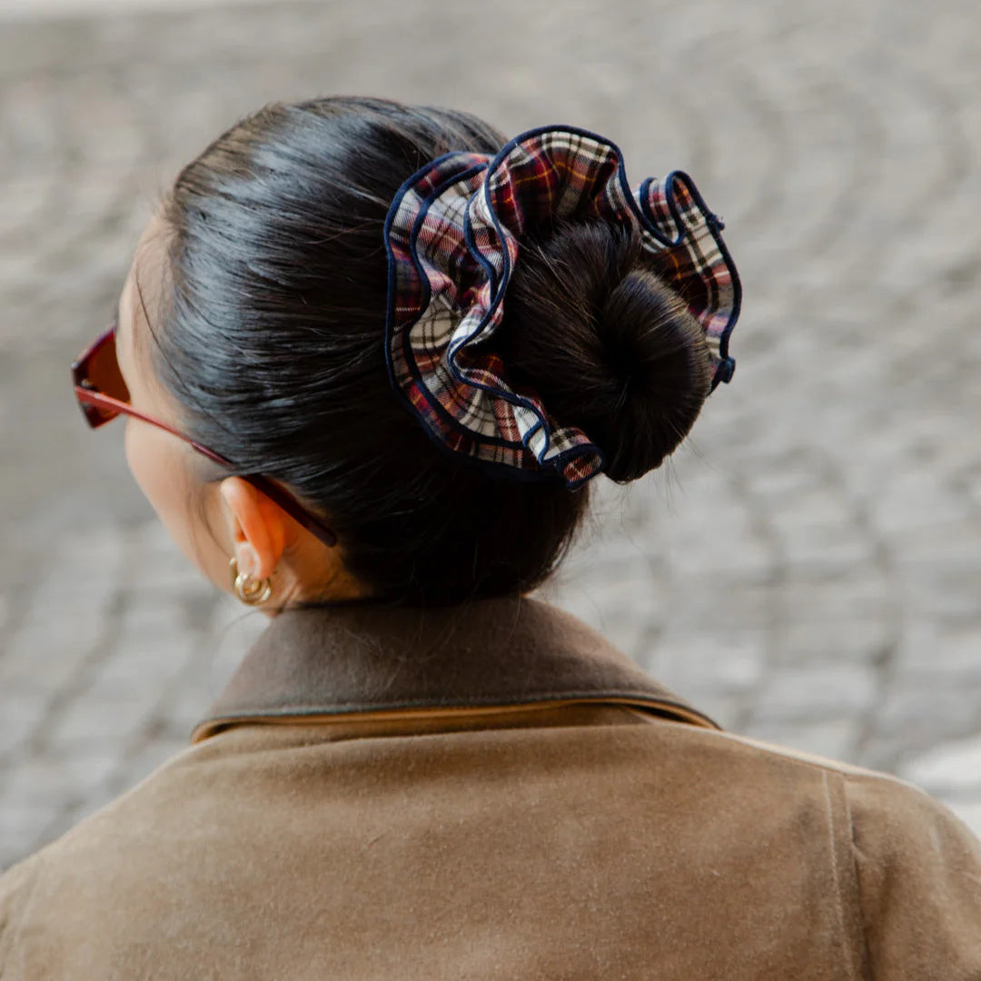 COLETERO Maxi Chouchou tartan rouge