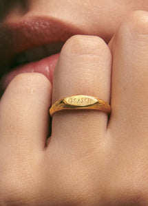 ANILLO Alhaja Cultstore sello mini mami oro