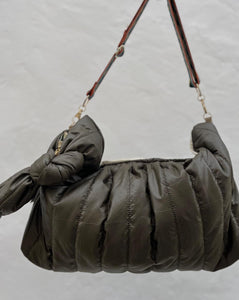 BOLSO Misterce Big bow khaki