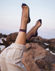 CALCETINES Atelier St Eustache Vetrata violette
