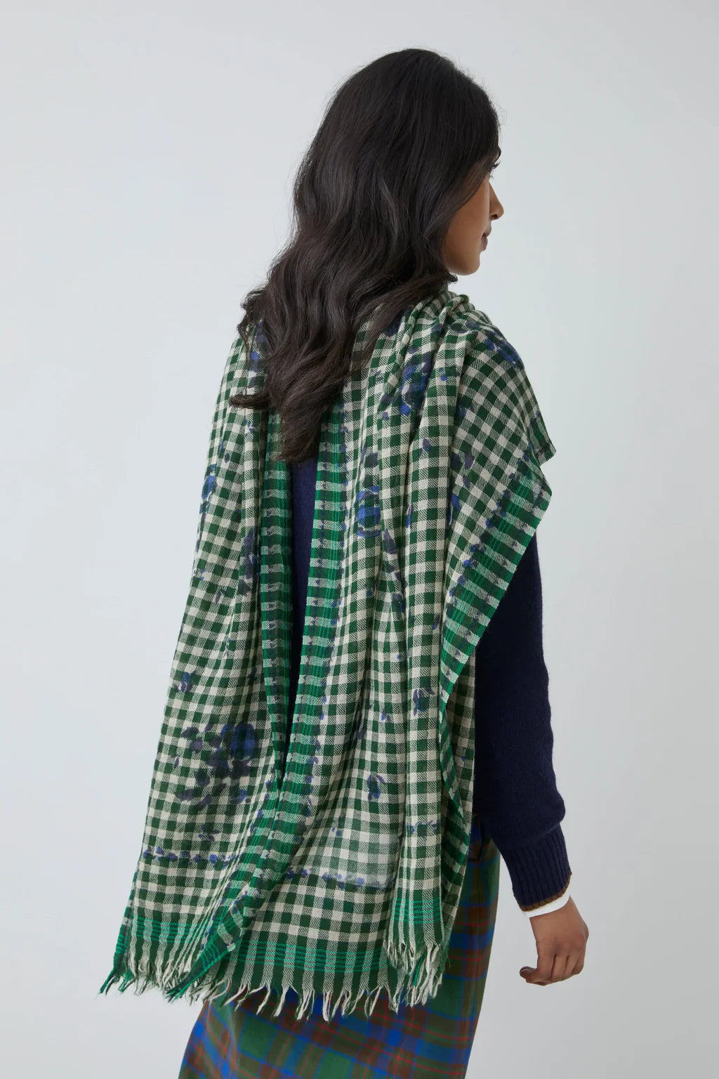 PAÑUELO, FOULARD Moismont AW25 693 Flowers british green