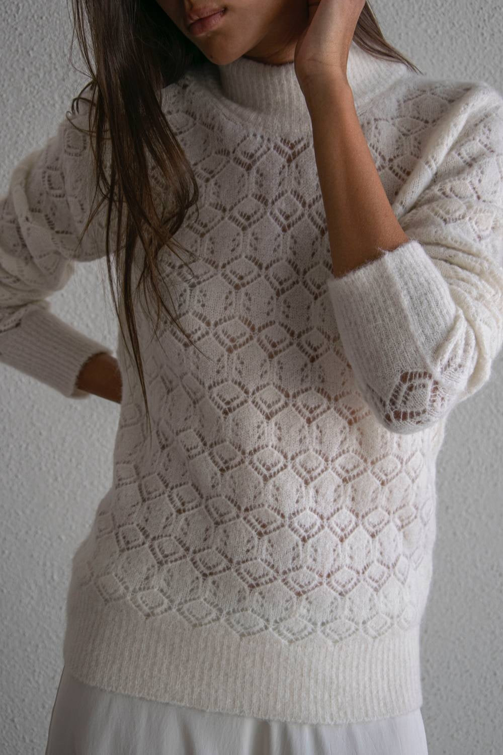 JERSEY The Avant AW25 Sant Marçel openwork off white