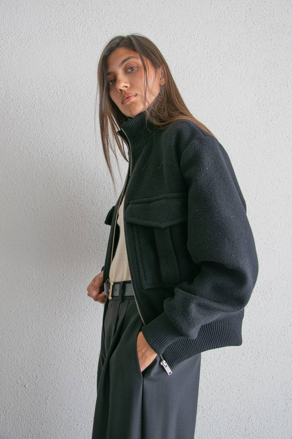 CHAQUETA The Avant AW25 baseball in wool