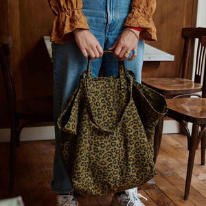 BOLSO Rose in April SHOPPER leop olive