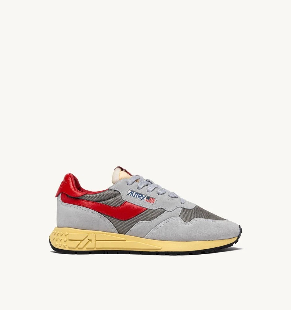 DEPORTIVAS Autry SNEAKER Reelwind LOW DE ANTE Y MALLA GRIS Y MOON