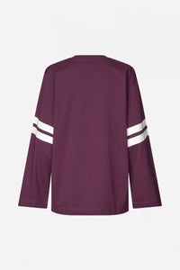 CAMISETA Baum und Pferdgarten AW25 Jeevana plum 99