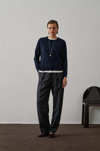 PANTALÓN Soeur Paris AW25 Ferrel gris/azul
