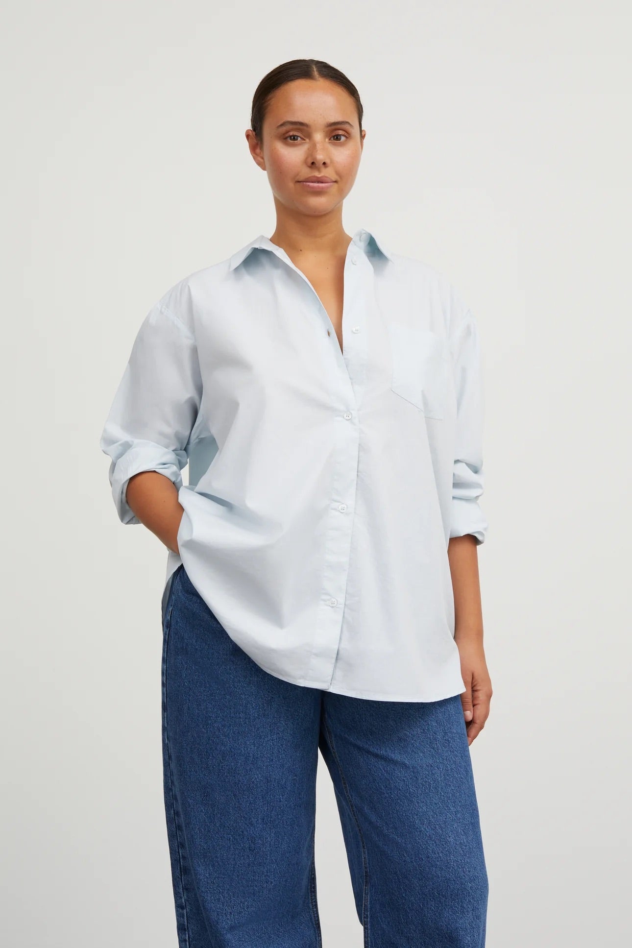 CAMISA Skall Studio AW25 Edgar light blue