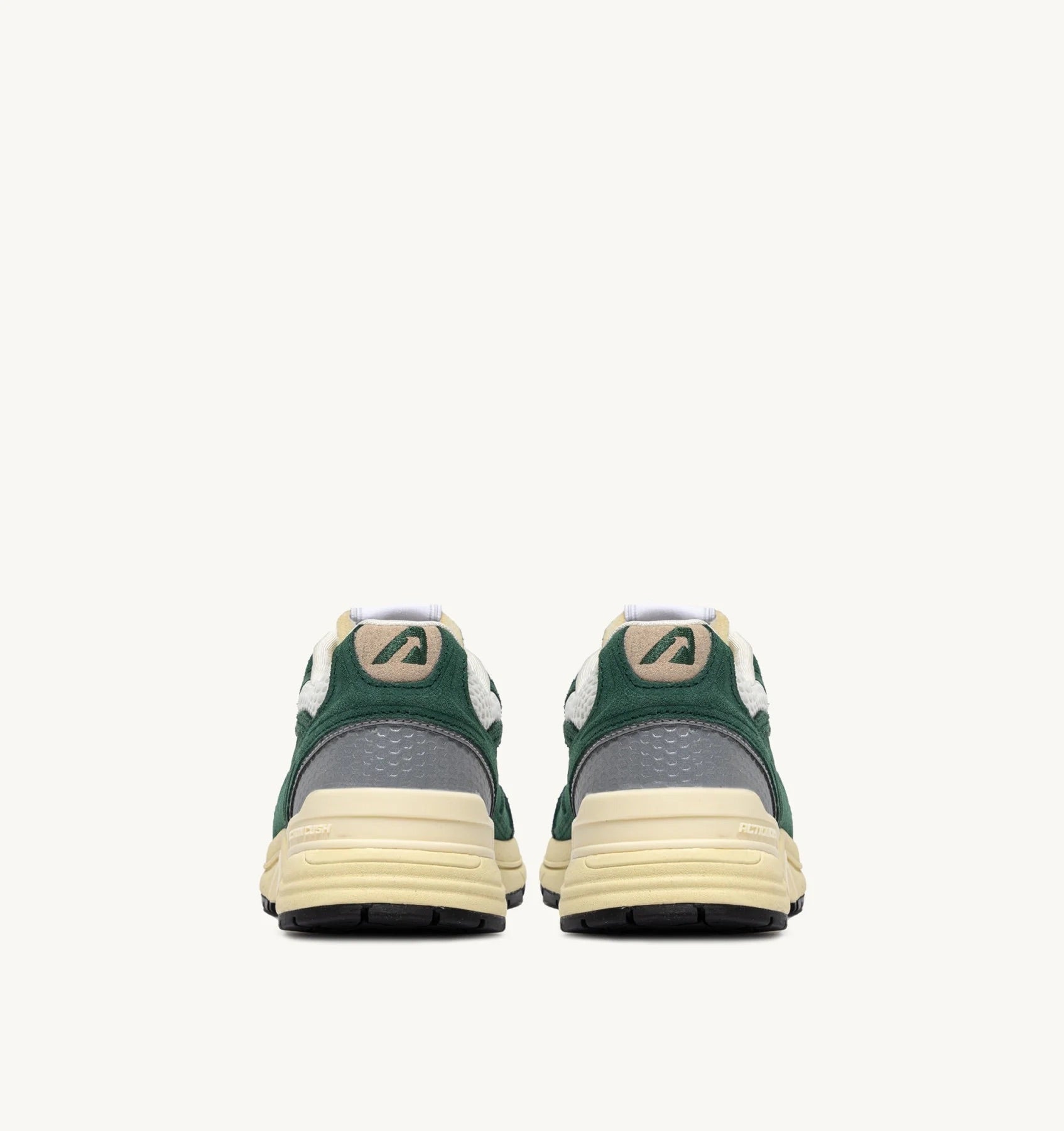 DEPORTIVAS Autry SNEAKER HYPERWAY DE MALLA Y ANTE MALACHITE Y PLATA