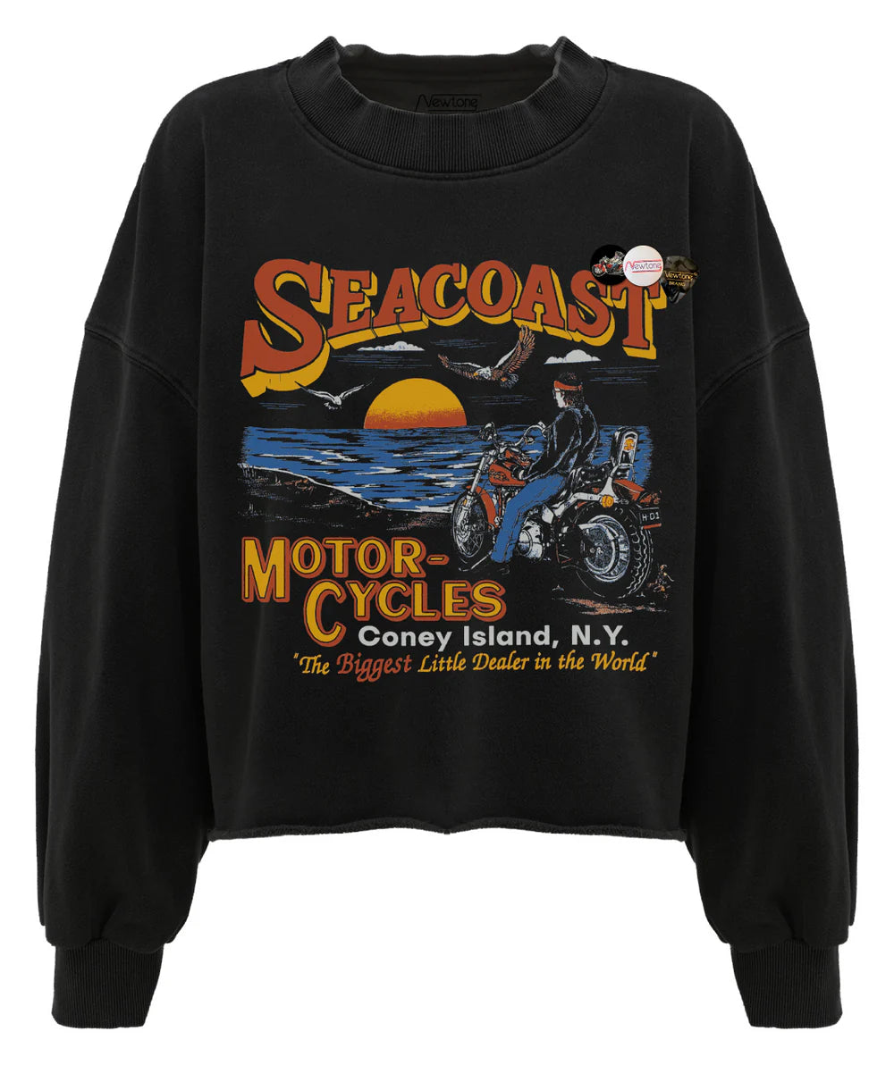 SUDADERA Newtone AW25 Porter crop night seacoast