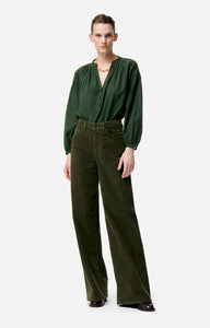 CAMISA Vanessa Bruno AW25 Nipoa vert fonce