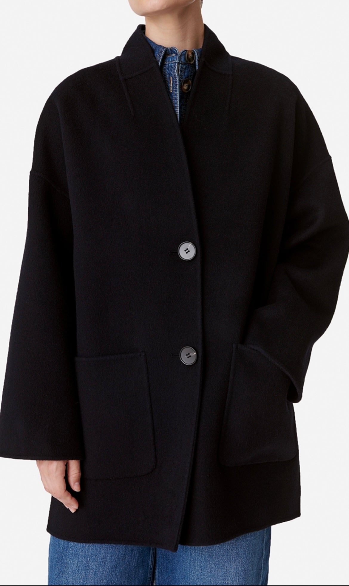 ABRIGO Vanessa Bruno AW23 Benicio navy blue