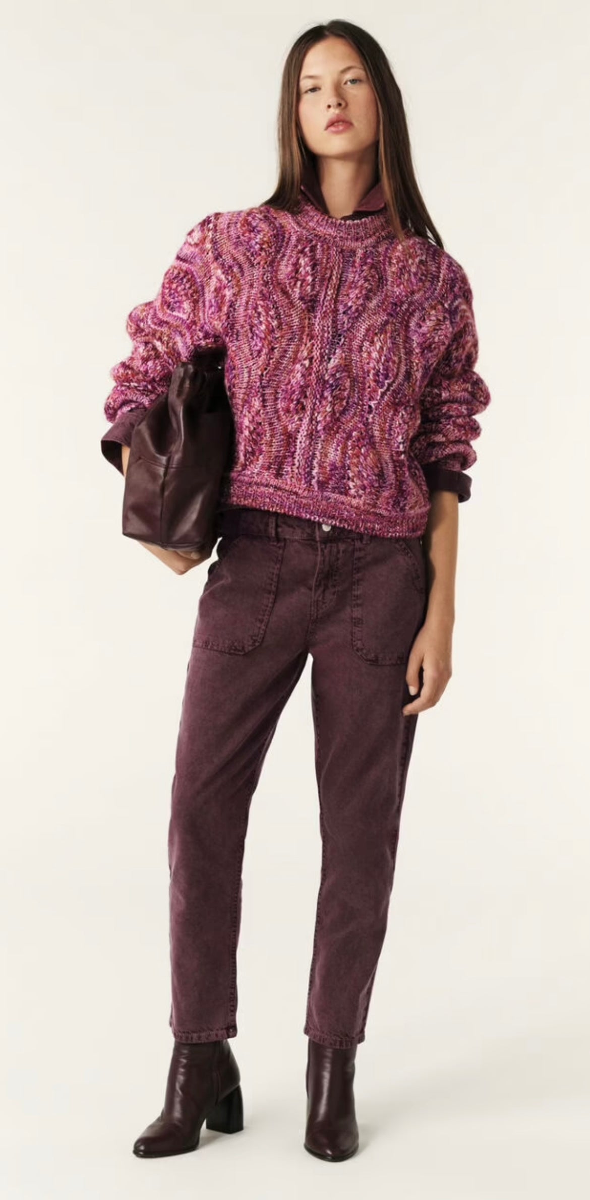 PANTALÓN Bash Paris AW24 Fely bordeaux