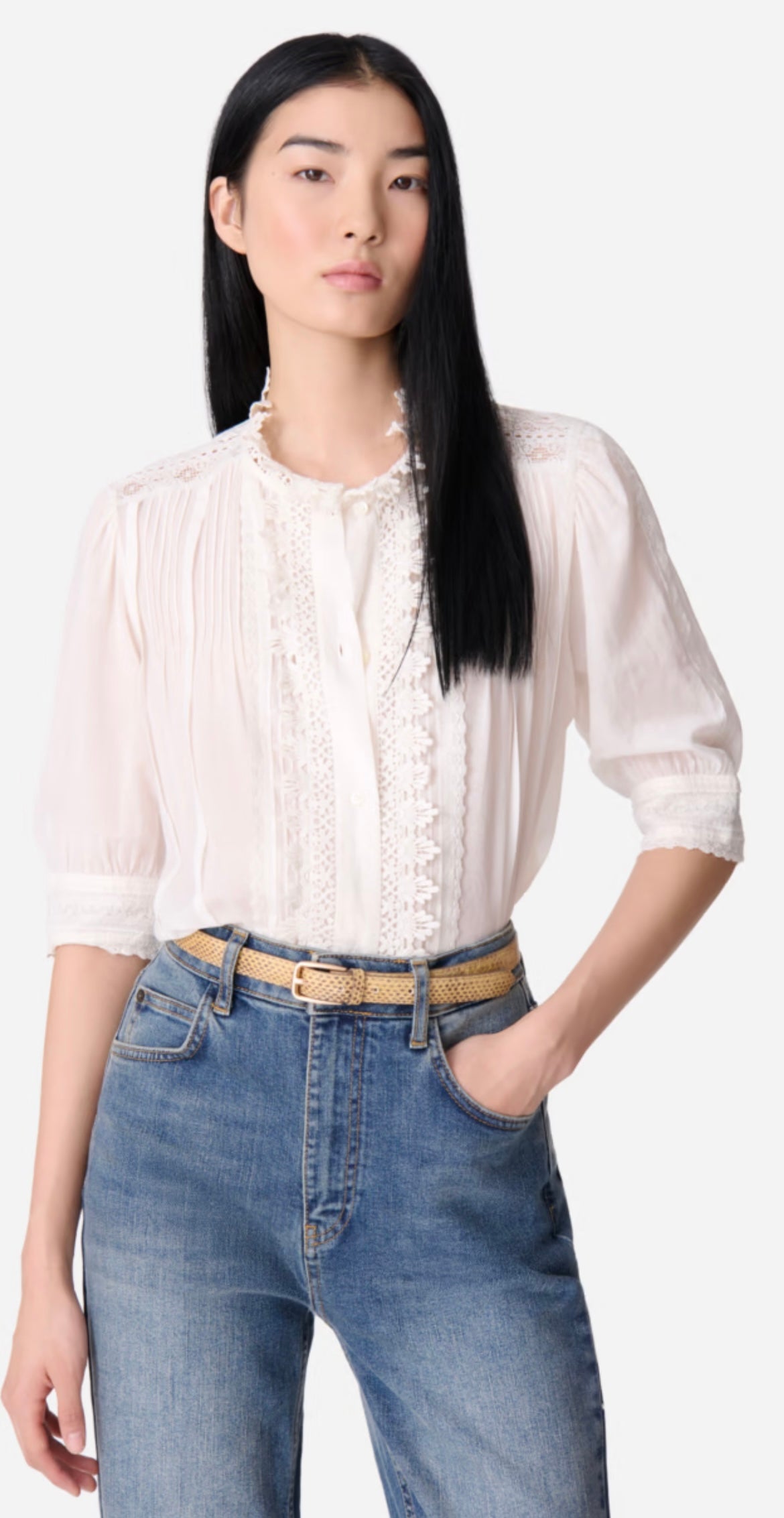 BLUSA Vanessa Bruno SS25 Arseneneo blanc