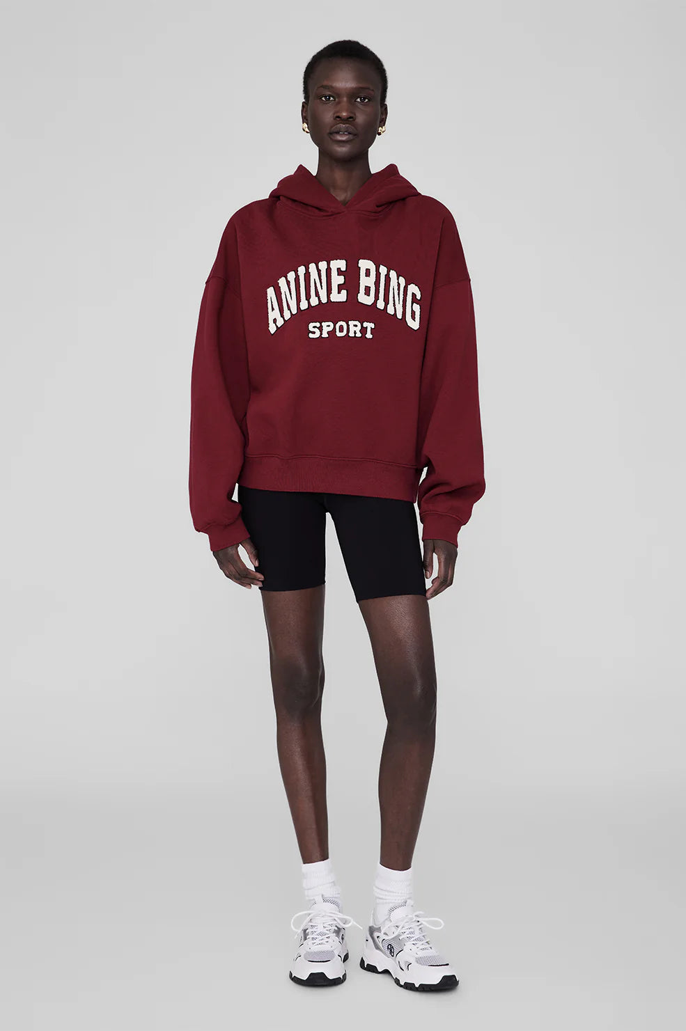 SUDADERA ANINE Bing SS25 Alec sport cabernet