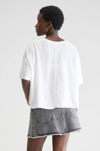 CAMISETA Bellerose SS25 Farpy cropped white