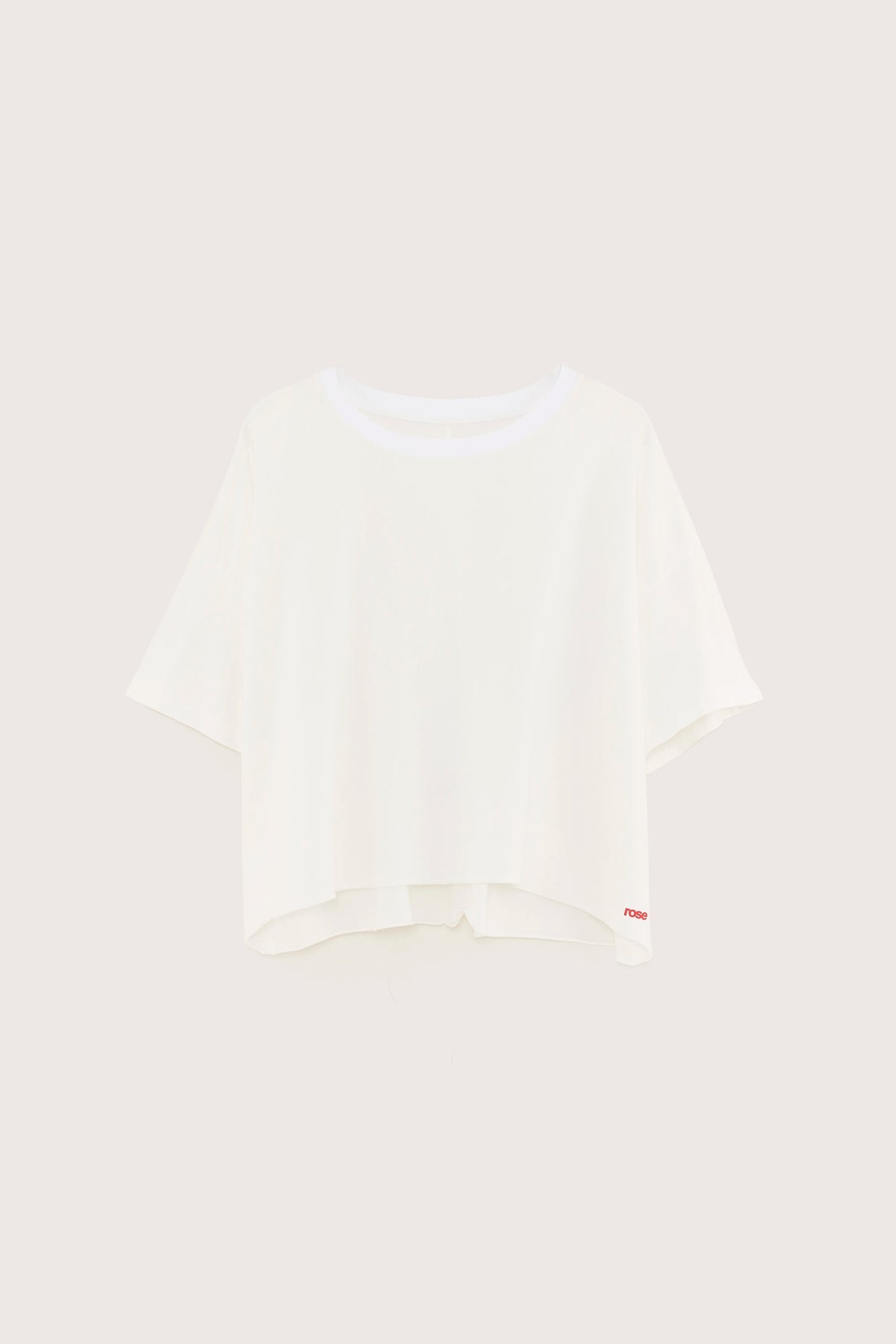 CAMISETA Bellerose SS25 Farpy cropped white