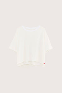 CAMISETA Bellerose SS25 Farpy cropped white