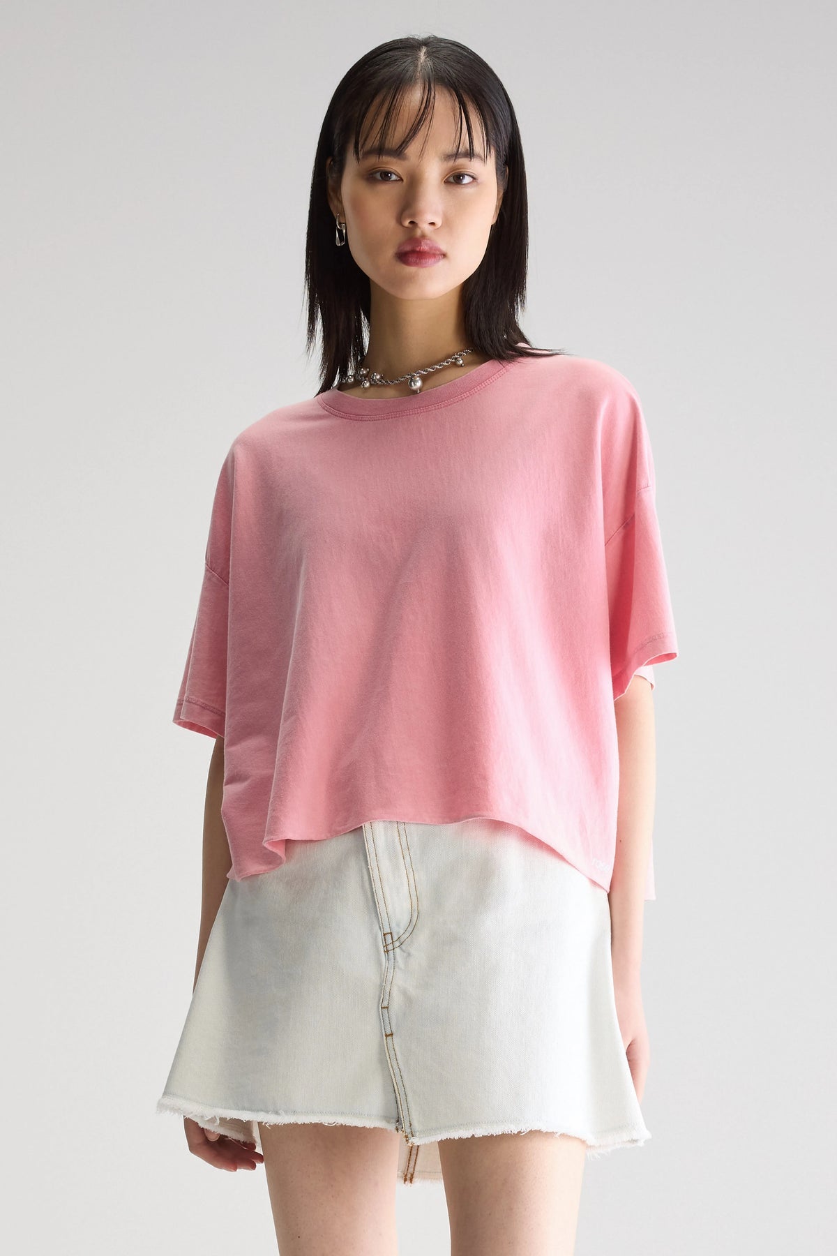 CAMISETA Bellerose SS25 Farpy cropped pinklady