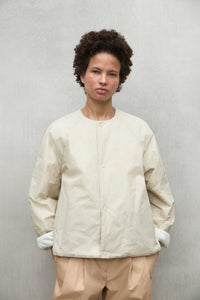 CHAQUETA Ecoalf SS25 Gave bleached sand