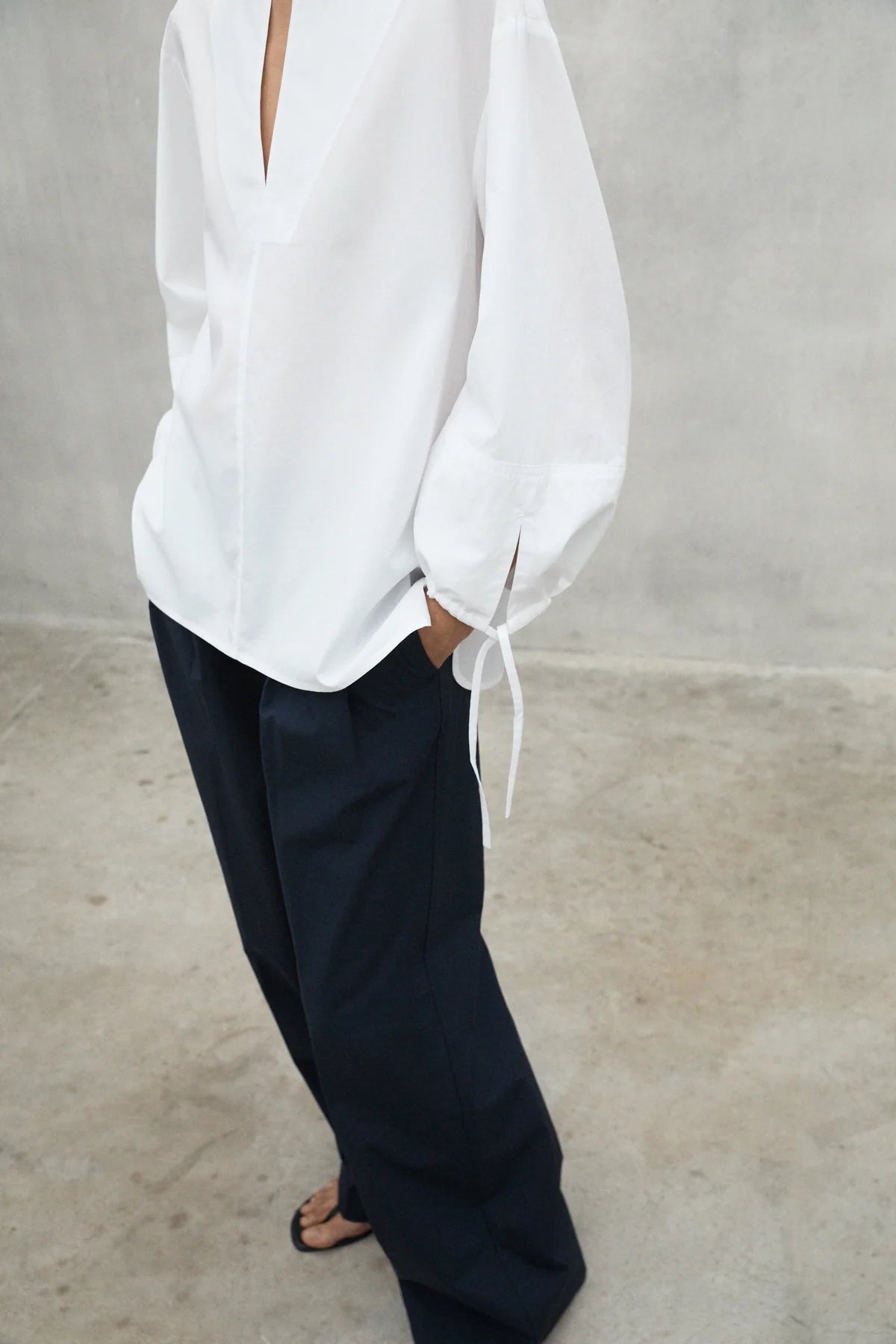BLUSA Ecoalf SS25 Jena white