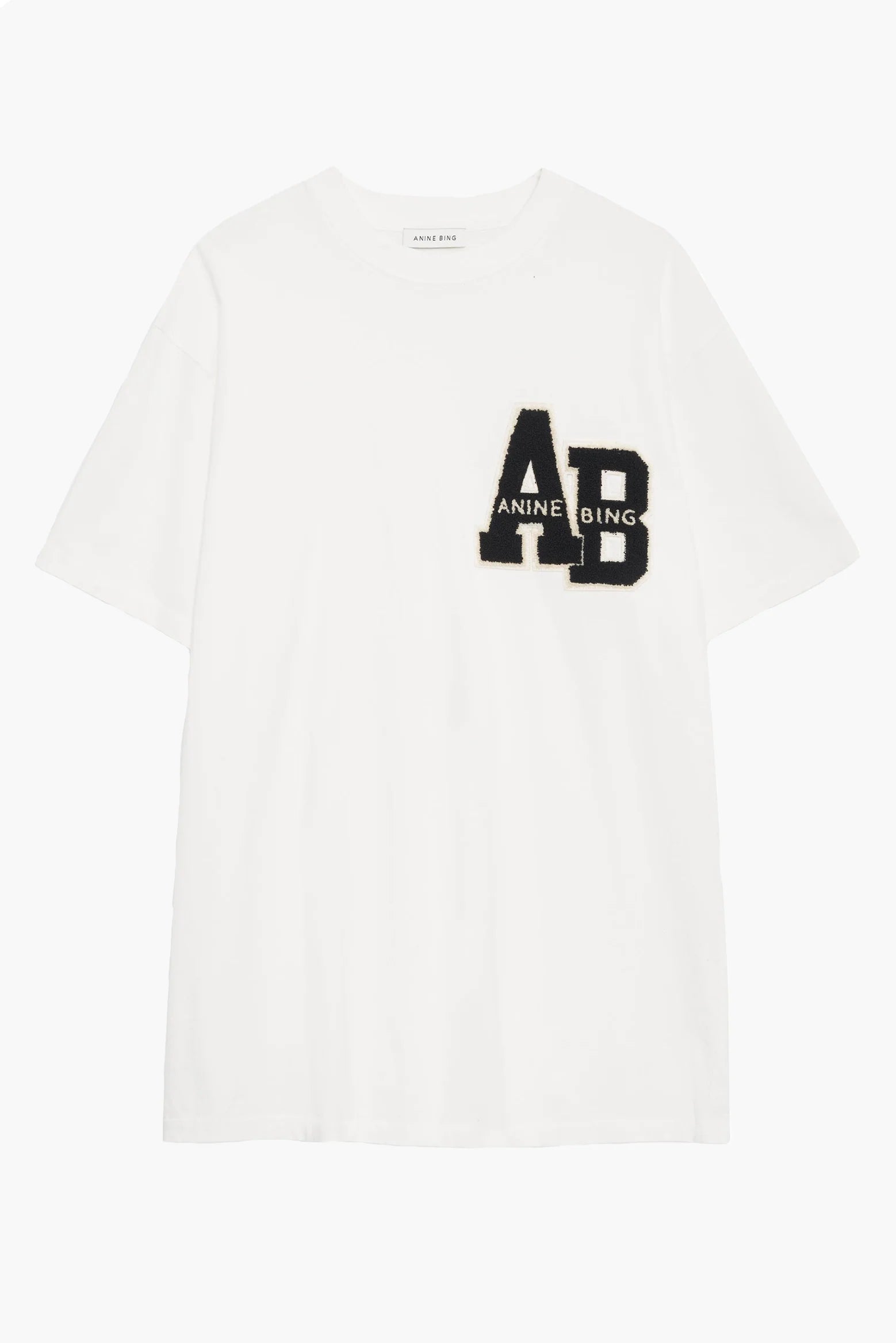 CAMISETA Anine Bing AW24 Lili Tee letterman off white