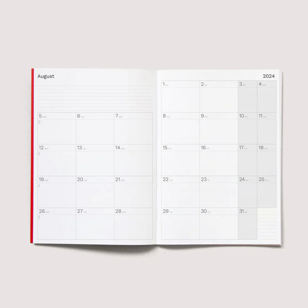 PLANNER Octagon 2024/2025 accademic monthly planner big A4