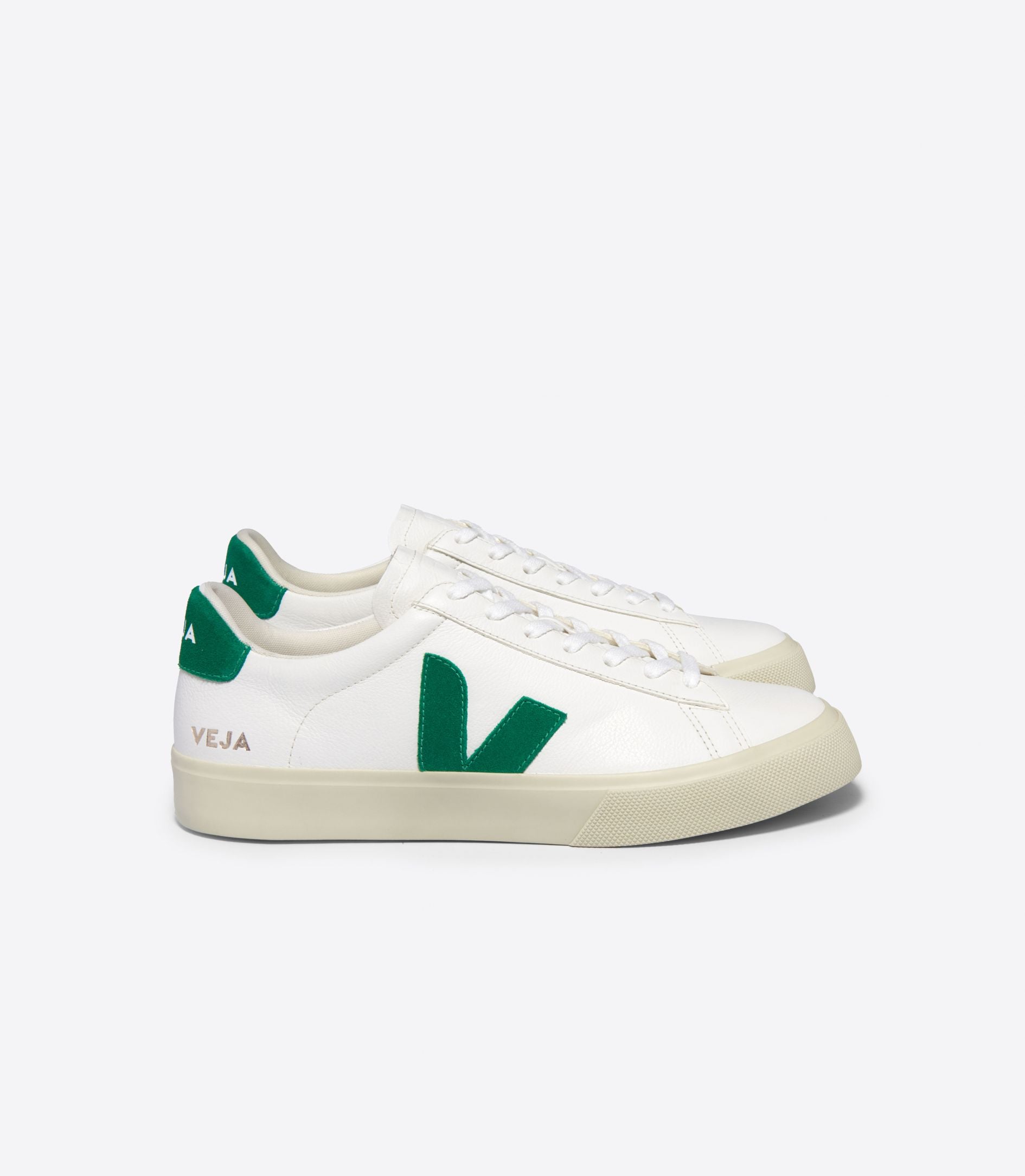 DEPORTIVAS Veja CAMPO CHROMEFREE LEATHER WHITE EMERAUDE