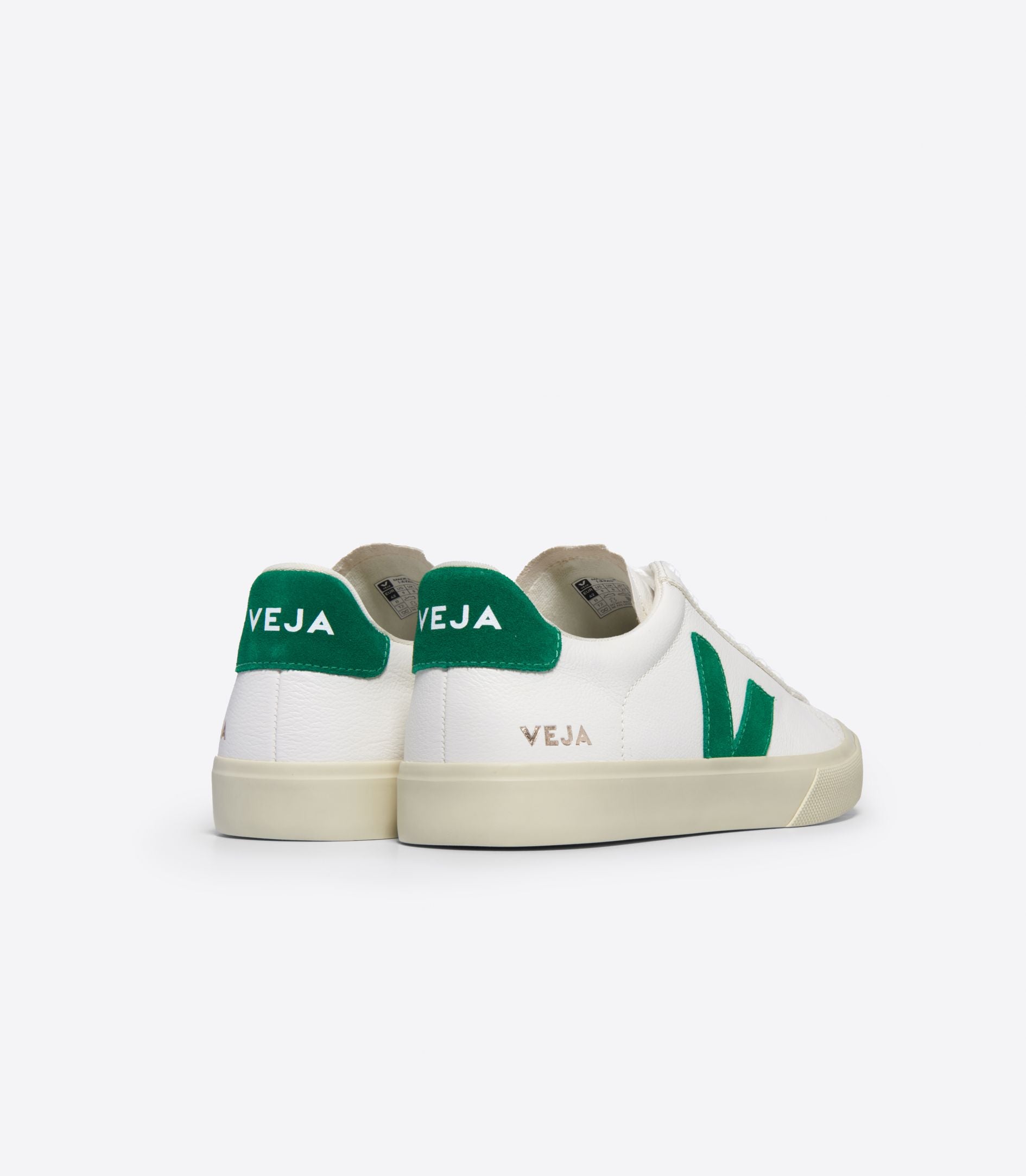 DEPORTIVAS Veja CAMPO CHROMEFREE LEATHER WHITE EMERAUDE