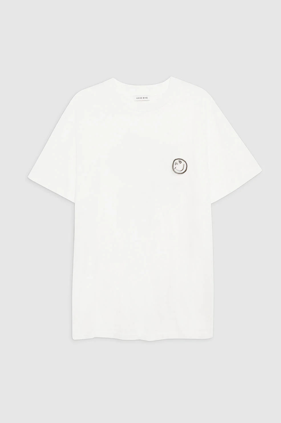 CAMISETA Anine Bing AW24 Walker Tee trip ivory