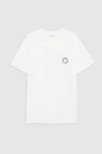 CAMISETA Anine Bing AW24 Walker Tee trip ivory