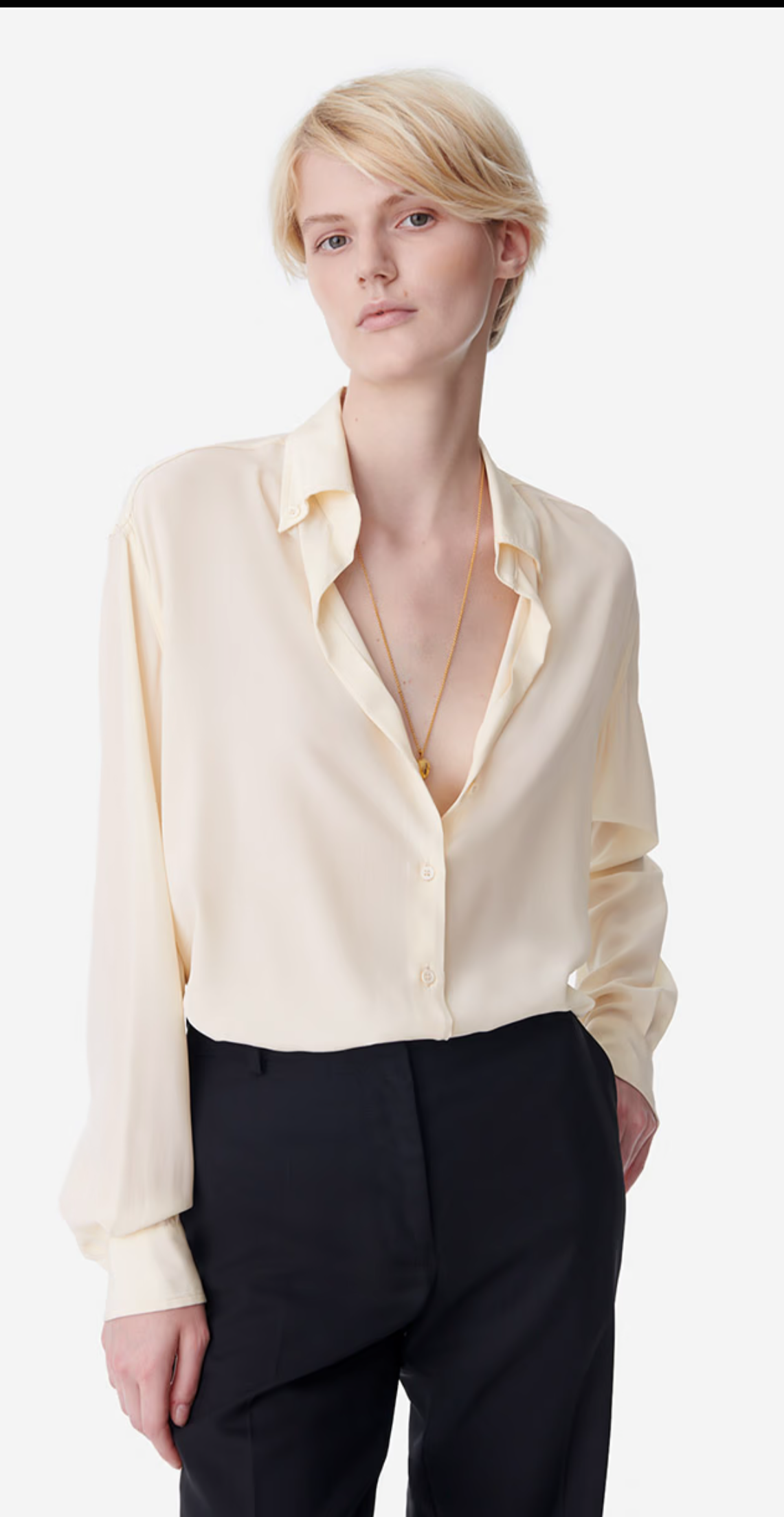 CAMISA Vanessa Bruno AW23 Druyat seda