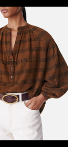 CAMISA Vanessa Bruno AW23 Nipoa fawn/black