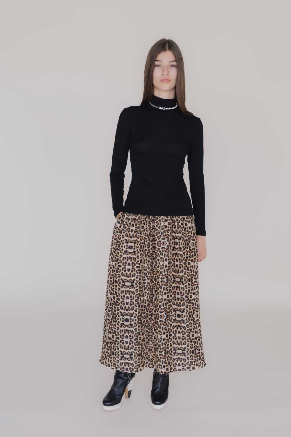 FALDA The Avant AW23 Nubia leopardo