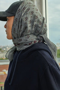 FOULARD, PAÑUELO Soeur AW23 classique prune lana