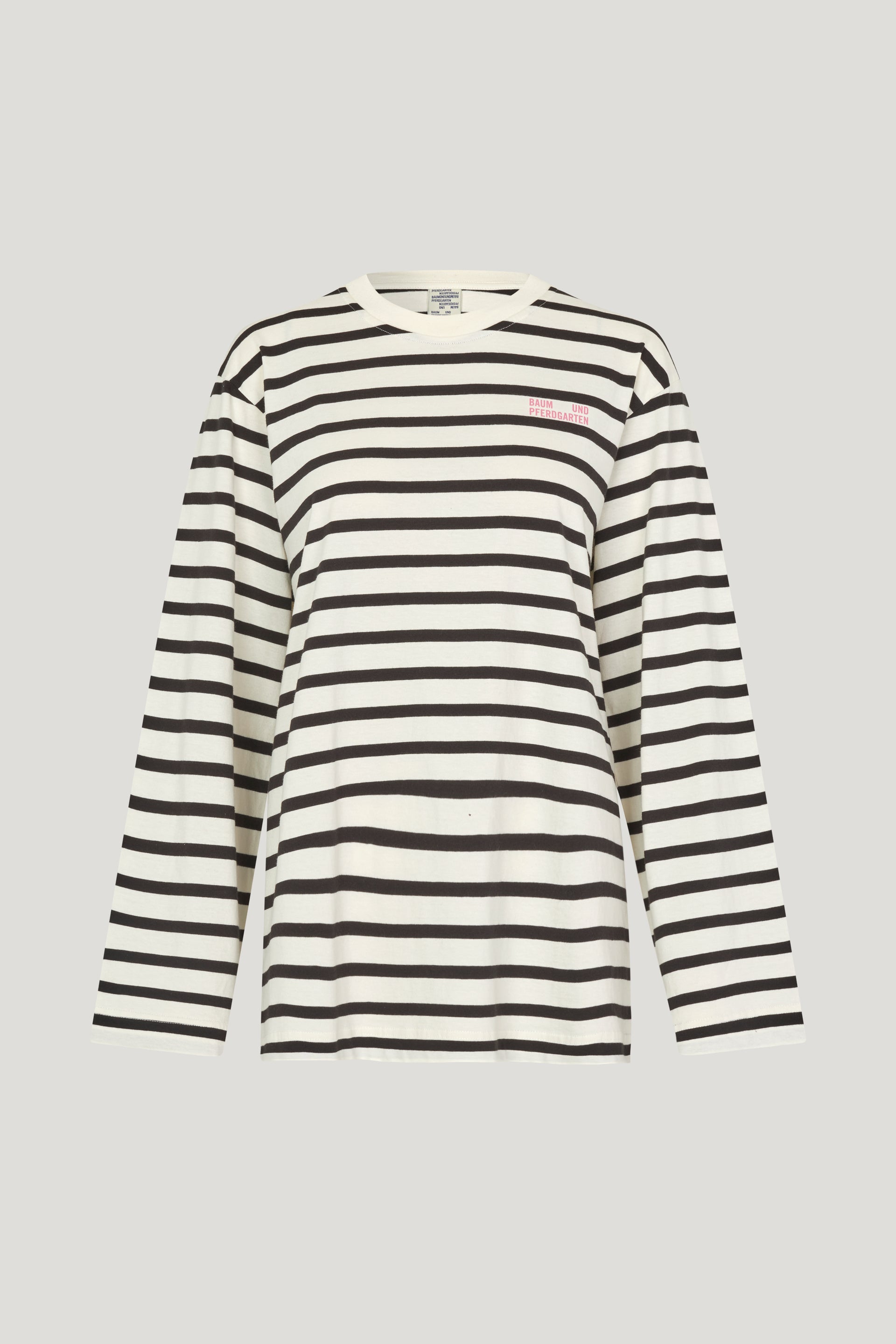 CAMISETA Baum und Pferdgarten AW24 Jeevana black Whisper stripe