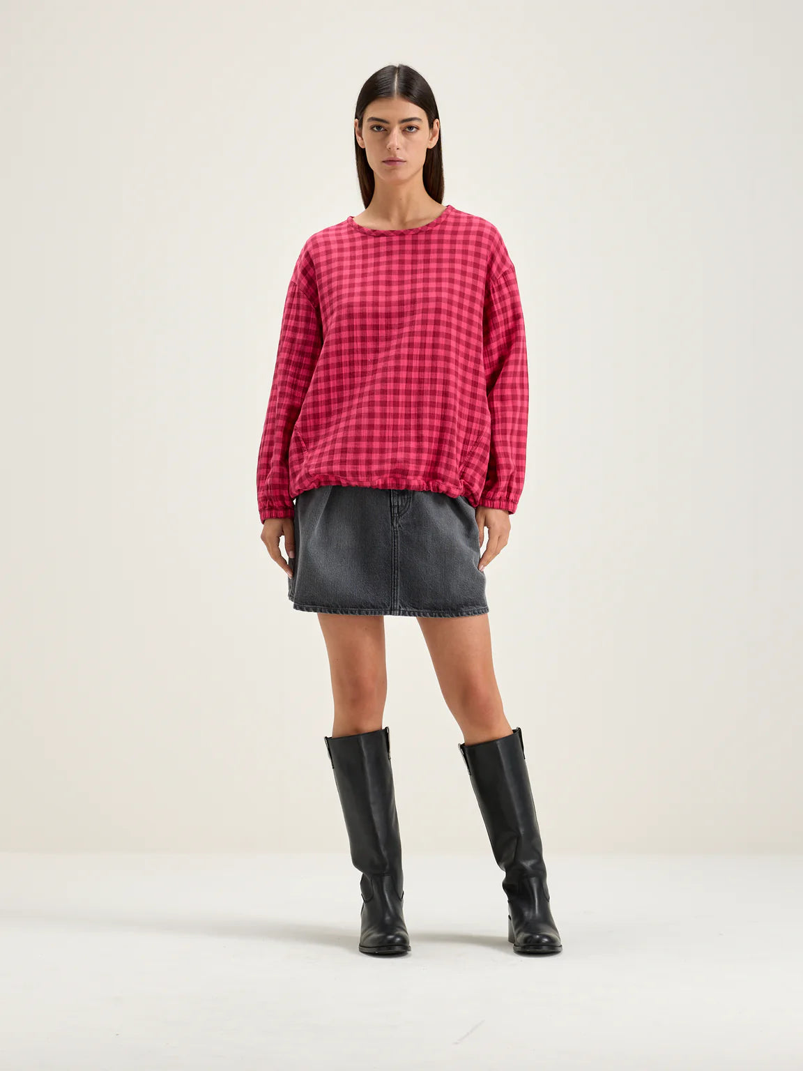 BLUSA Bellerose AW24 Padoue check B