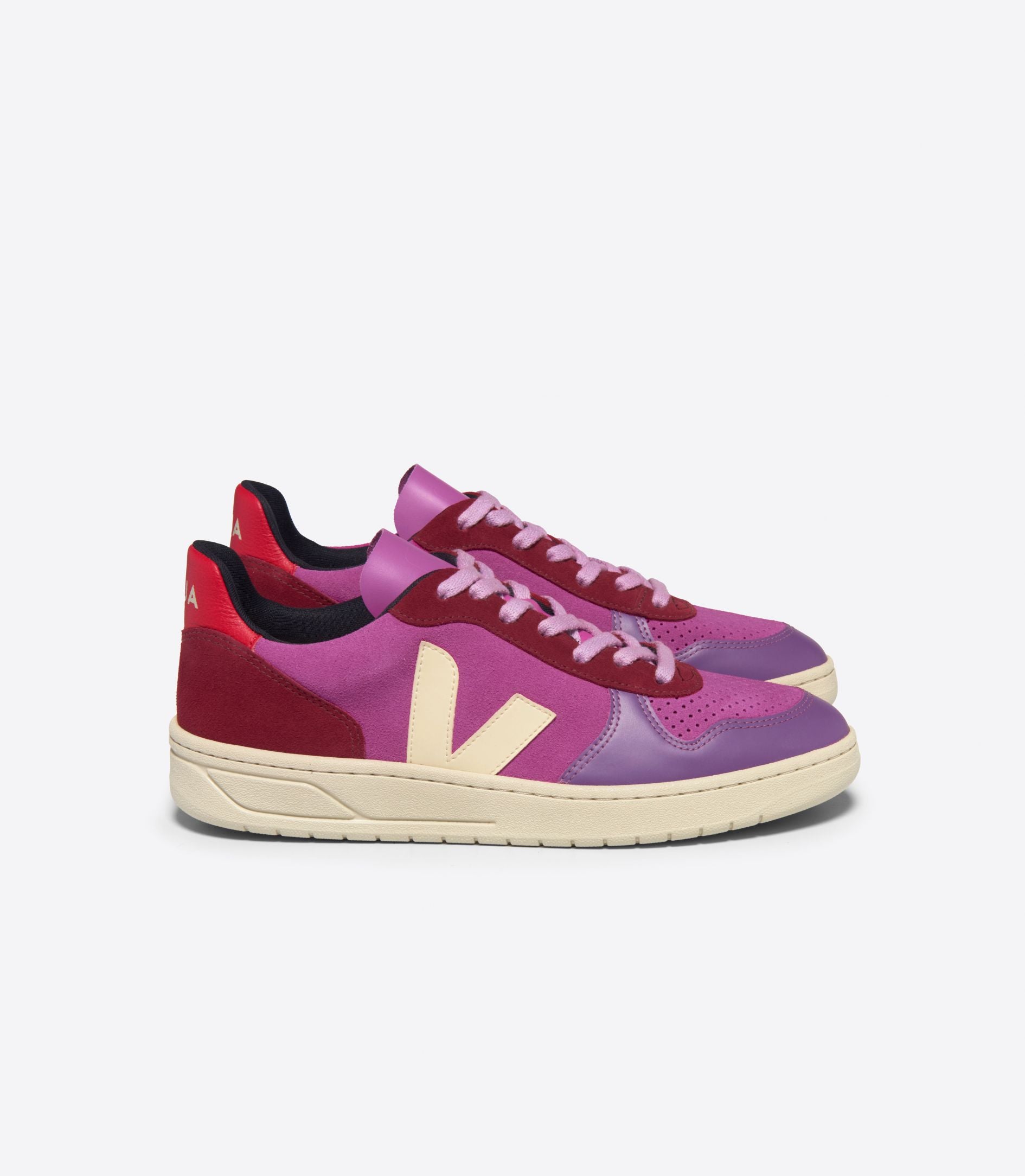 DEPORTIVAS Veja V-10 Suede multico ultraviolet calcaire