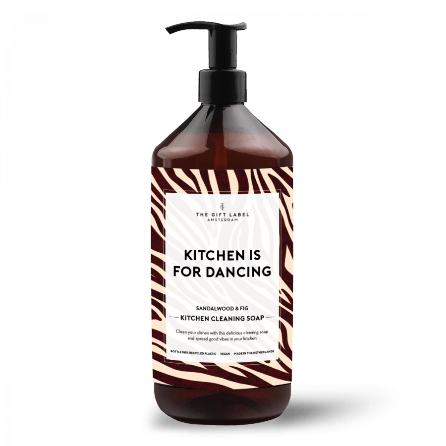 The Gift label kitchen cleaning soap -  Kitchen is for dancing