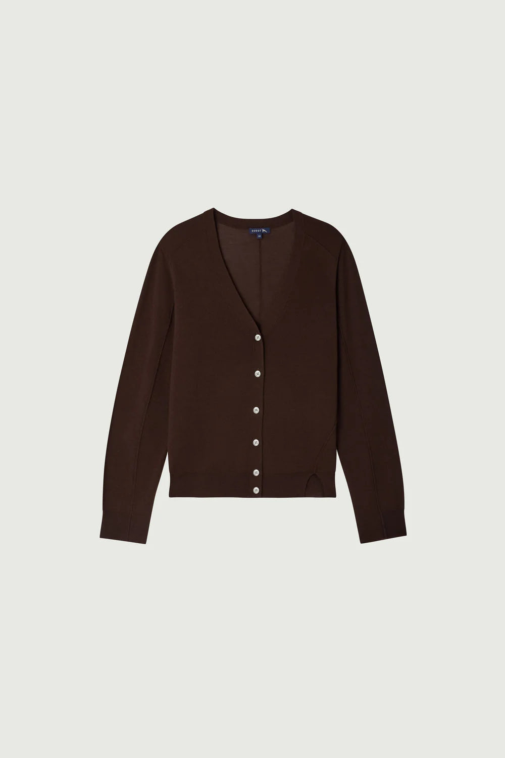 CARDIGAN Soeur Paris AW24 Alyssa chocolat