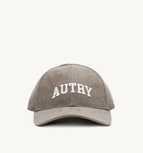 GORRA Autry gorra de pana gris con bordado