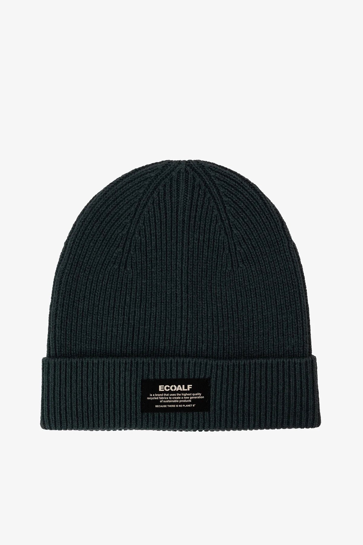 GORRO Ecoalf AW24 Wool verde oscuro