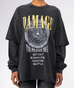 SUDADERA Newtone AW25 Klimer damage pepper
