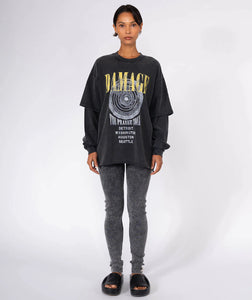 SUDADERA Newtone AW25 Klimer damage pepper