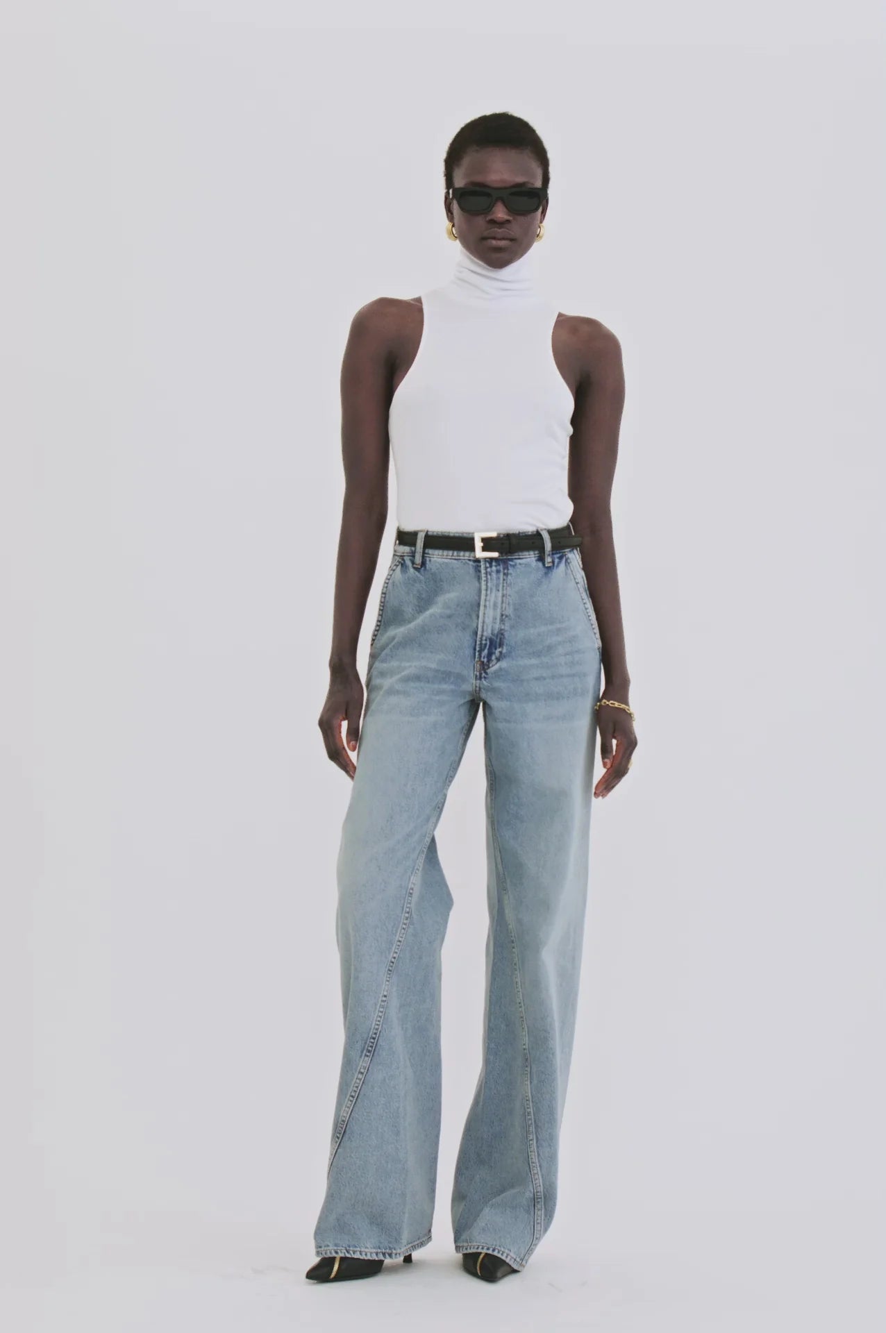 JEANS Anine Bing SS25 Briley high rise pale blue