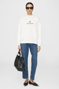 SUDADERA ANINE Bing AW24 Jaci monogram ivory