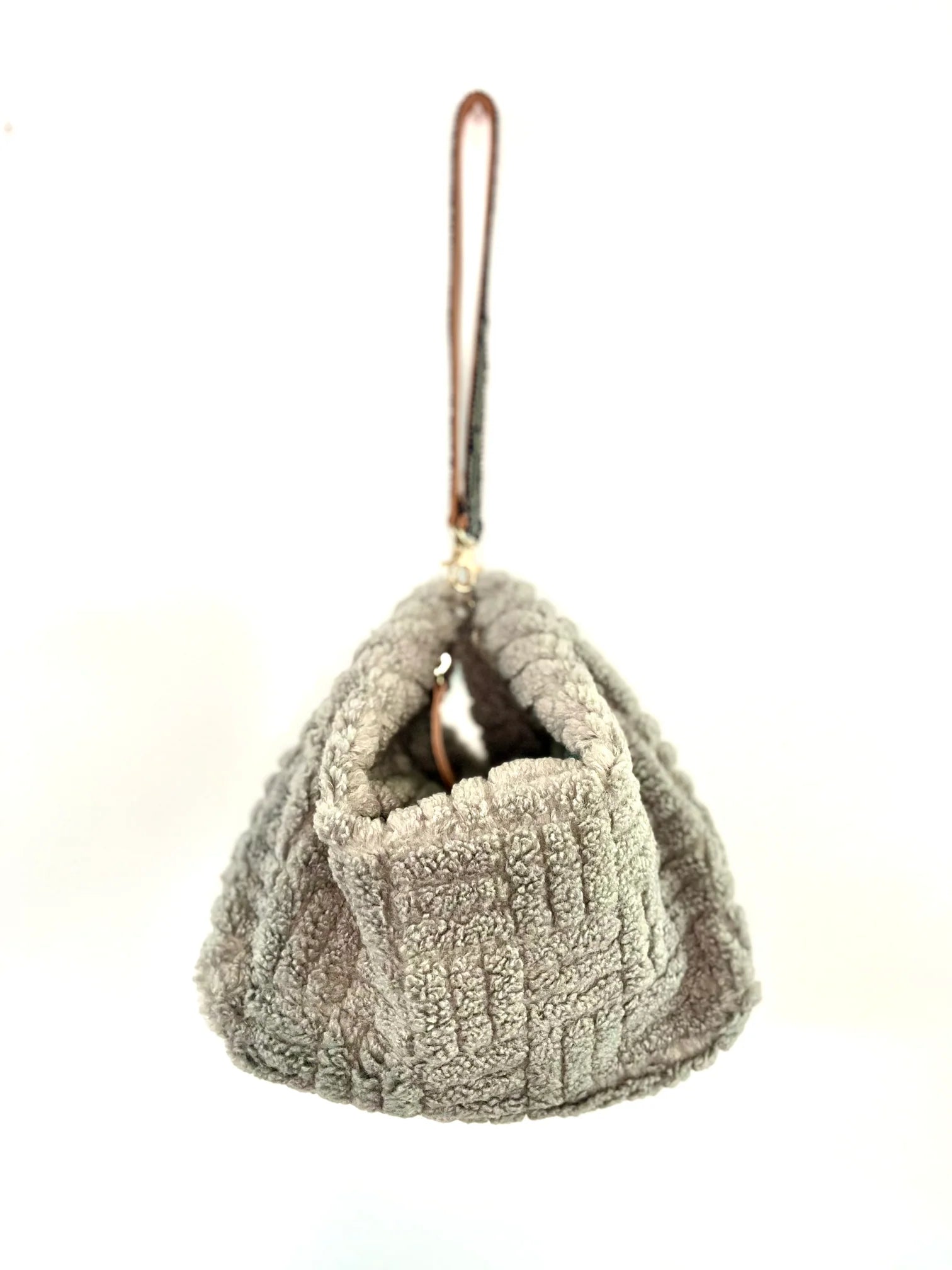 BOLSO Misterce AW25 Teddy bag gris L