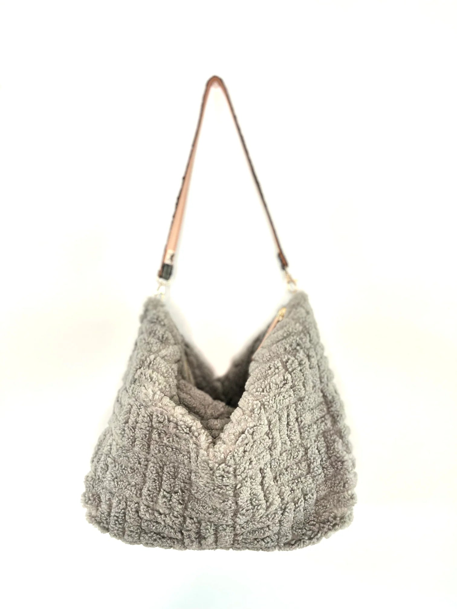 BOLSO Misterce AW25 Teddy bag gris L